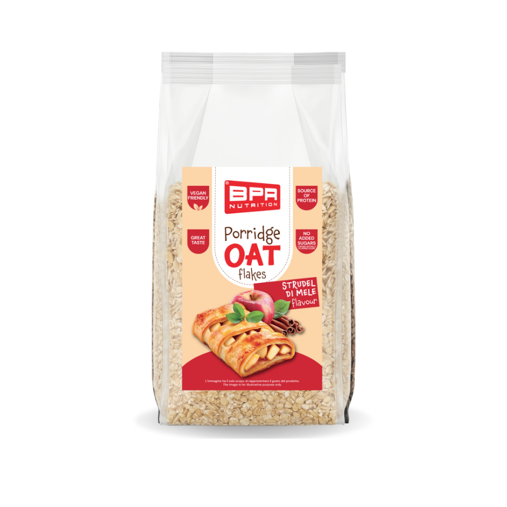 Porridge Oat Flakes Strudel di Mele BPR Nutrition (500 g)