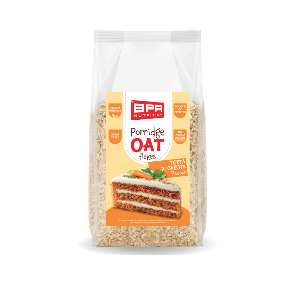 Porridge Oat Flakes Torta di Carote BPR Nutrition (500 g)