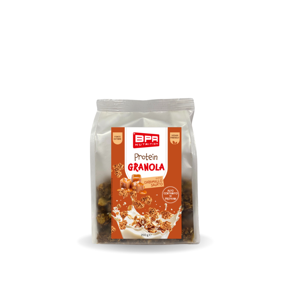 Protein Granola Caramello Salato BPR Nutrition (250 g)