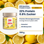 BPR Nutrition Protein Cream Crema al Limone 200 g: 22% Protein, 0.8% Zucker, frischer Zitronengeschmack, glutenfrei, mit Milchprotein (DE)