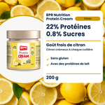 BPR Nutrition Protein Cream Crema al Limone 200 g: 22% Protein, 0.8% Zucker, frischer Zitronengeschmack, glutenfrei, mit Milchprotein (FR)