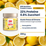 BPR Nutrition Protein Cream Crema al Limone 200 g: 22% Protein, 0.8% Zucker, frischer Zitronengeschmack, glutenfrei, mit Milchprotein (IT)