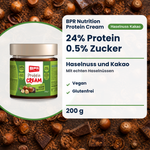 BPR Nutrition Protein Cream Vegan Nutciok 200 g: 24% Protein, 0.5% Zucker, Haselnuss-Kakao-Geschmack, vegan, glutenfrei (DE)