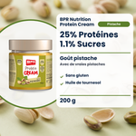 BPR Nutrition Protein Cream Pistazie 200 g: 25% Protein, 1.1% Zucker, Pistaziengeschmack, glutenfrei (FR)