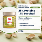 BPR Nutrition Protein Cream Pistazie 200 g: 25% Protein, 1.1% Zucker, Pistaziengeschmack, glutenfrei (IT)