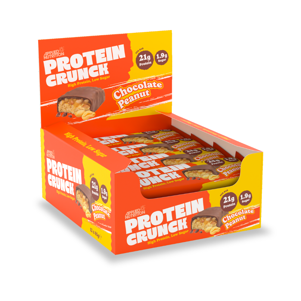 APPLIED NUTRITION CRUNCH PROTEIN BAR (Box 12x62g)