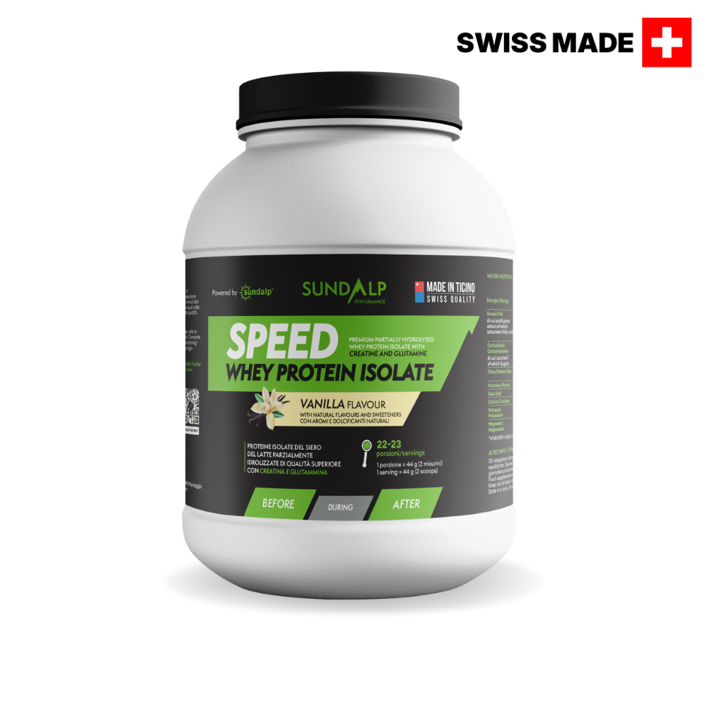 SPEED Whey Protein Isolate – Sundalp Performance (1 Kg – 23 Portionen)