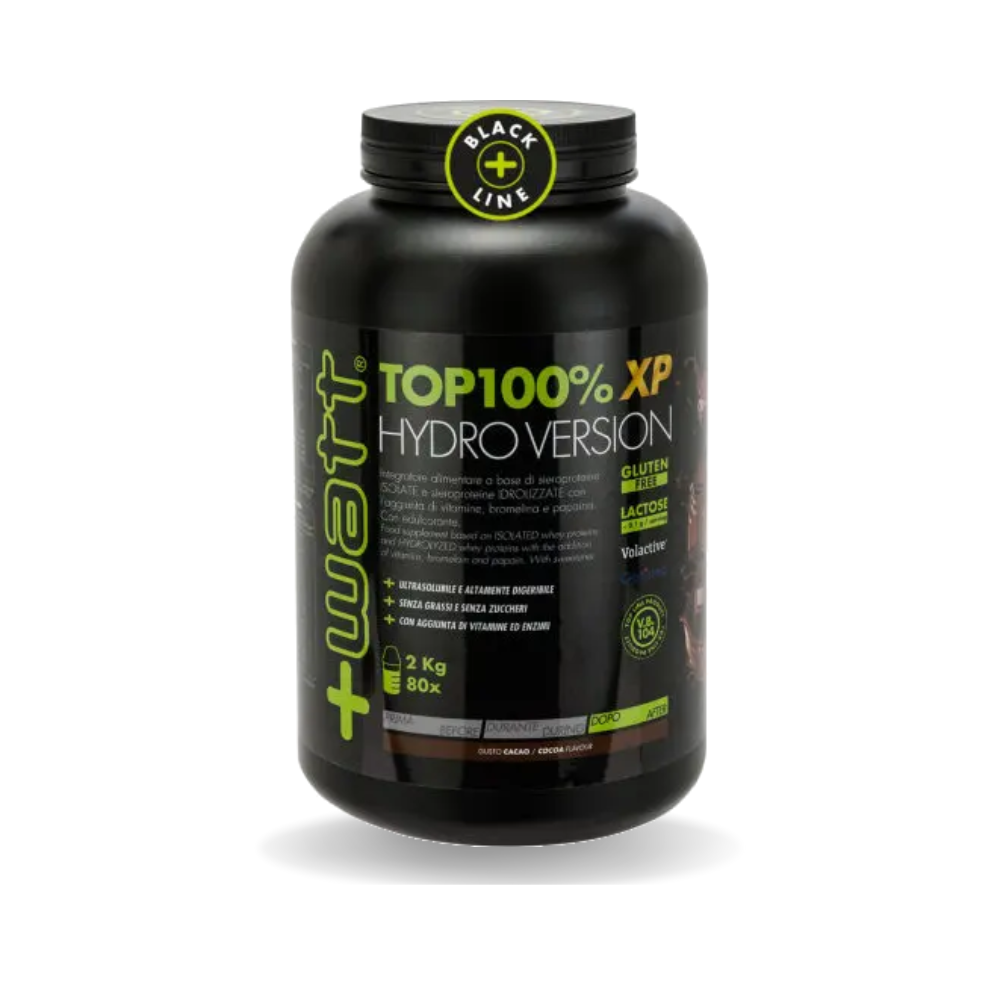 Proteine del Siero del Latte Isolate & Idrolizzate +Watt Top 100% XP (2 kg - 80 porz)