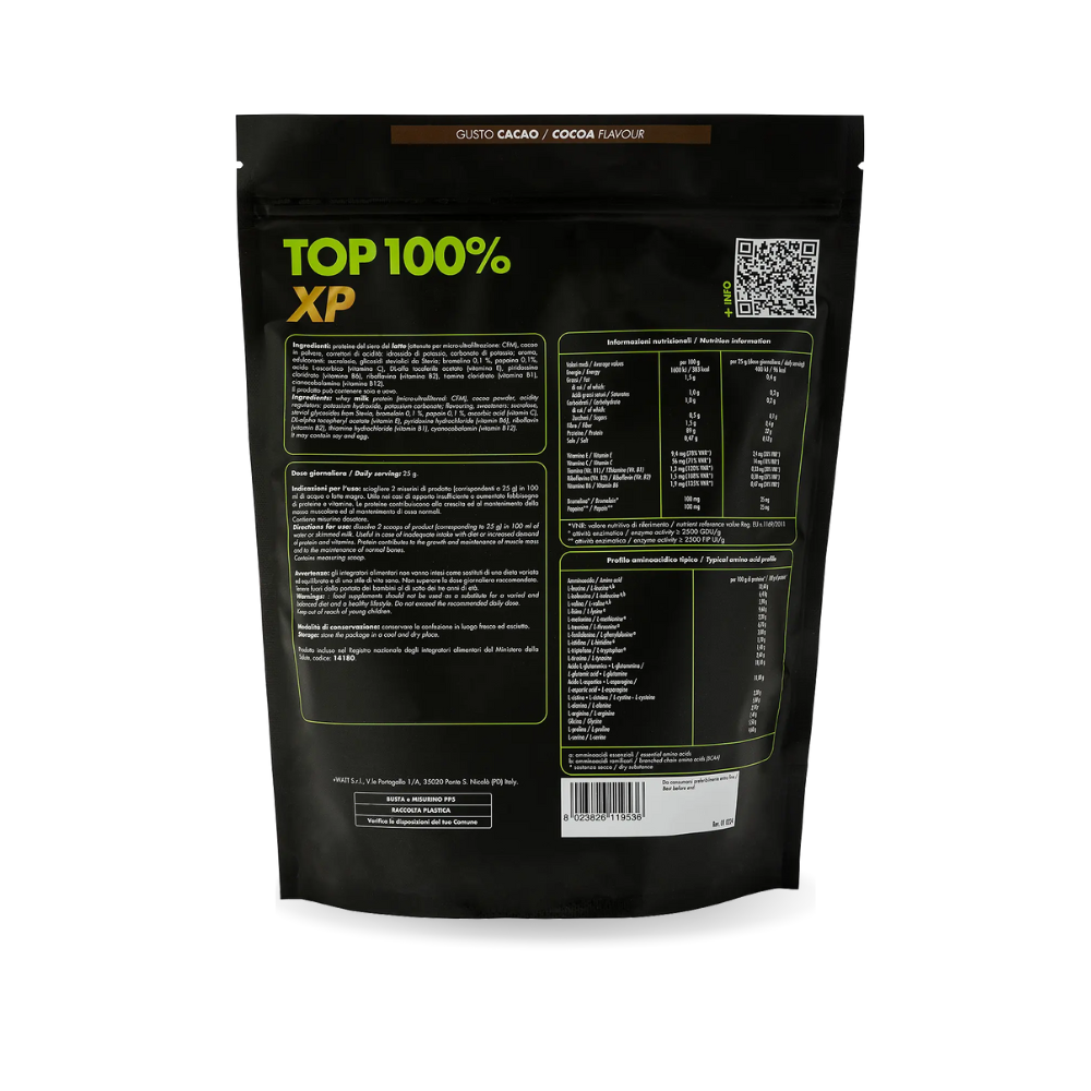 Isolat de protéines de sucre de latte Top 100% XP +Watt (750 g – 30 portions)