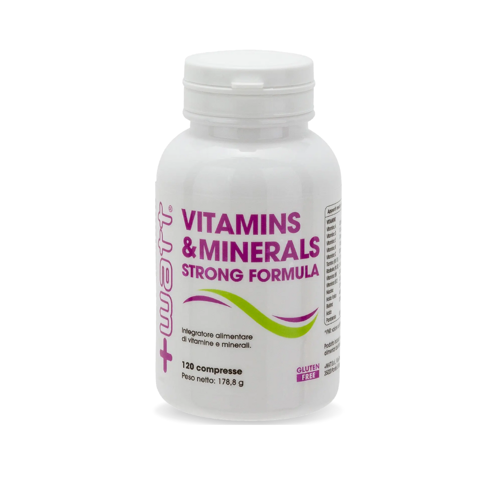 +WATT VITAMINS & MINERALS STRONG FORMULA (120cpr)