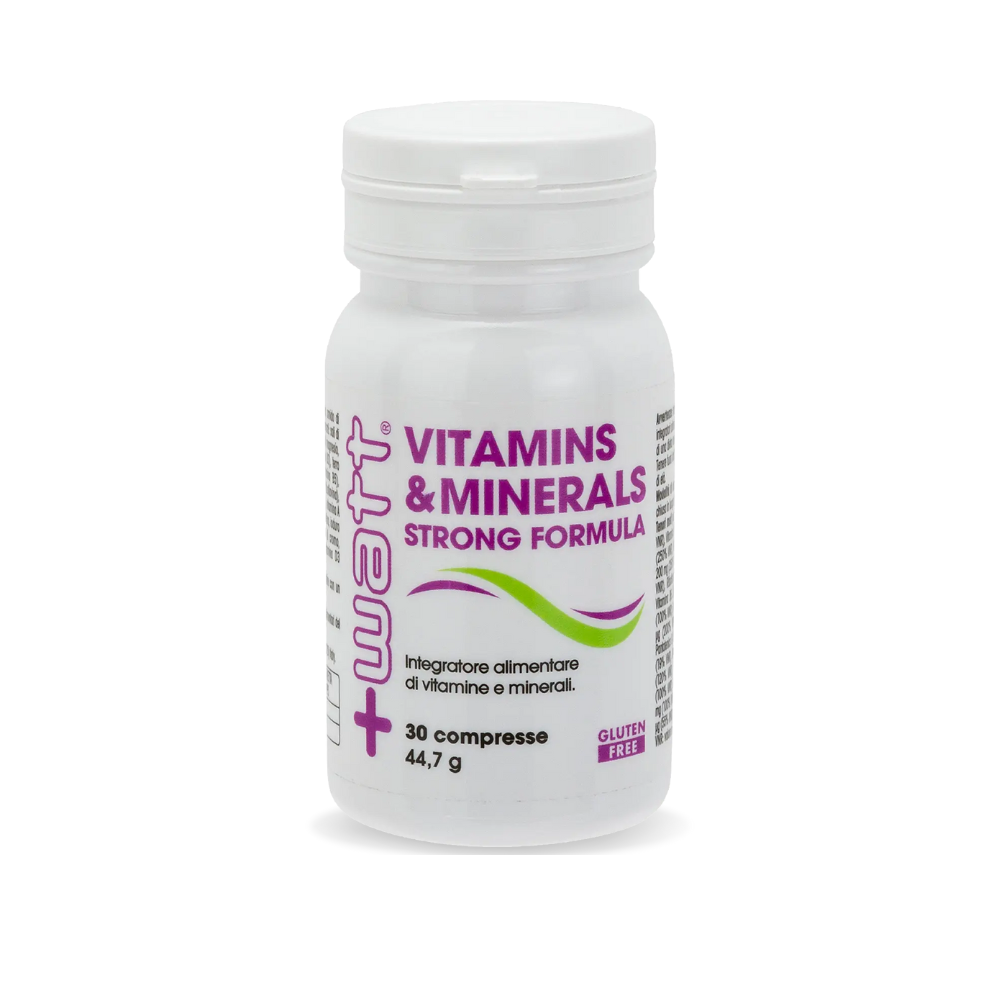 Vitamins & Minerals Strong Formula +Watt (30 cpr. – 30 serv.)