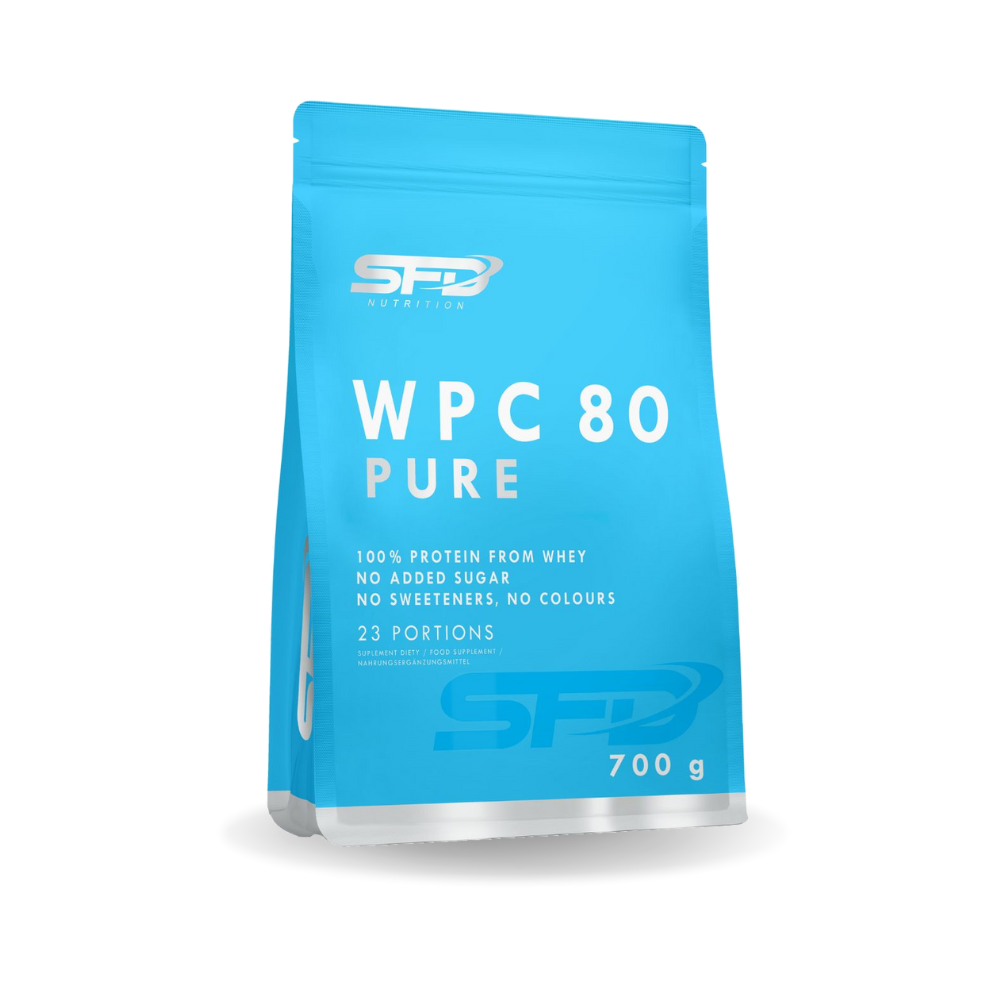 Proteine del siero del latte WPC 80 Pure AllNutrition (700 g – 23 porz.)