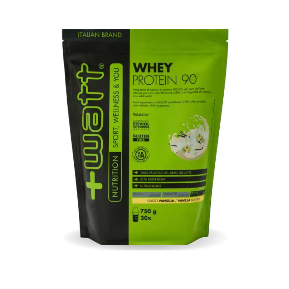 +WATT WHEY PROTEIN 90 proteine isolate (750g)