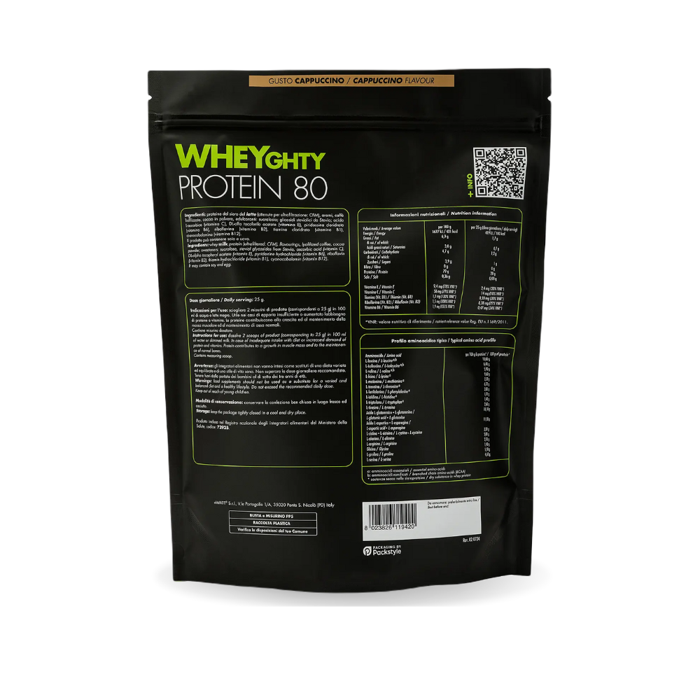 +WATT WHEYGHTY PROTEIN 80 proteine whey (750g)