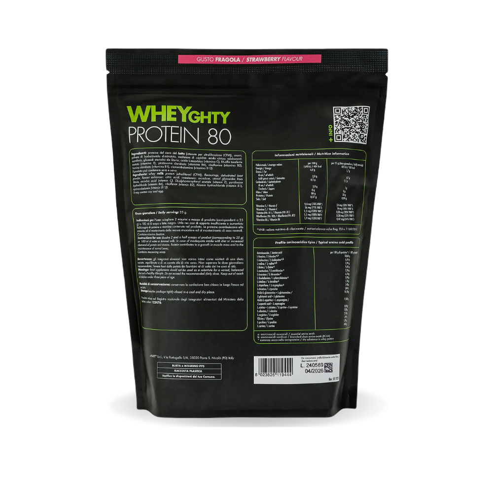 +WATT WHEYGHTY PROTEIN 80 proteine whey (750g)