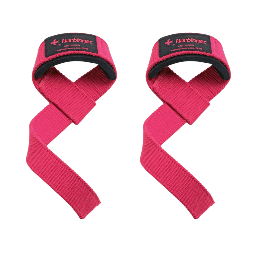 HARBINGER WOMEN'S PADDED COTTON LIFTING STRAPS