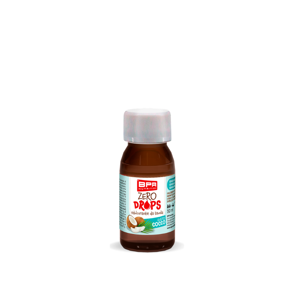 Zero Drops Cocco BPR Nutrition (50 ml), Vorderseite der Flasche