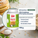 BPR Nutrition Oat Protein Pancake Coconut 750 g: 39% Protein, 57% Hafermehl, 1.6% Zucker (FR)