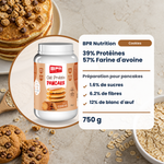 BPR Nutrition Oat Protein Pancake Cookies 750 g: 39% Protein, 57% Hafermehl, 1.6% Zucker, Pancake-Mischung (FR)