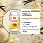 BPR Nutrition Oat Protein Pancake Gelato alla Vaniglia 750 g: 39% Protein, 57% Hafermehl, 1.6% Zucker (EN)