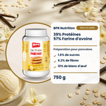 BPR Nutrition Oat Protein Pancake Gelato alla Vaniglia 750 g: 39% Protein, 57% Hafermehl, 1.6% Zucker (FR)