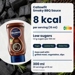 Salsa Callowfit BBQ, grafica dei vantaggi, versione inglese