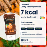 Sauce Callowfit Curry Ketchup, visuel des avantages, version allemande