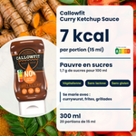 Sauce Callowfit Curry Ketchup, visuel des avantages, version française