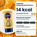 Sauce Callowfit Honey Mustard, visuel des avantages, version française