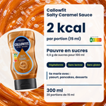 Salsa Callowfit Salty Caramel, grafica dei vantaggi, versione francese