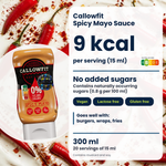 Salsa Callowfit Spicy Mayo, grafica dei vantaggi, versione inglese