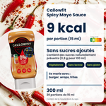 Salsa Callowfit Spicy Mayo, grafica dei vantaggi, versione francese
