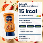 Callowfit Sriracha Mayo Sauce, Vorteilsgrafik, deutsche Version