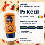 Callowfit Sriracha Mayo Sauce, Vorteilsgrafik, französische Version