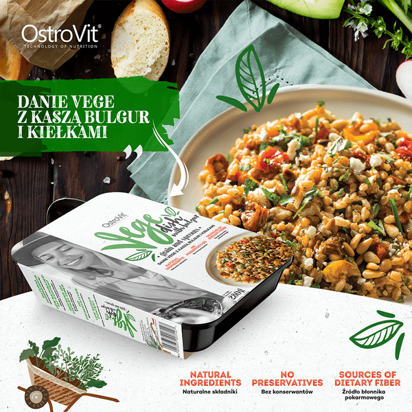 OstroVit VEGE dish with bulgur grain and sprouts 280 g