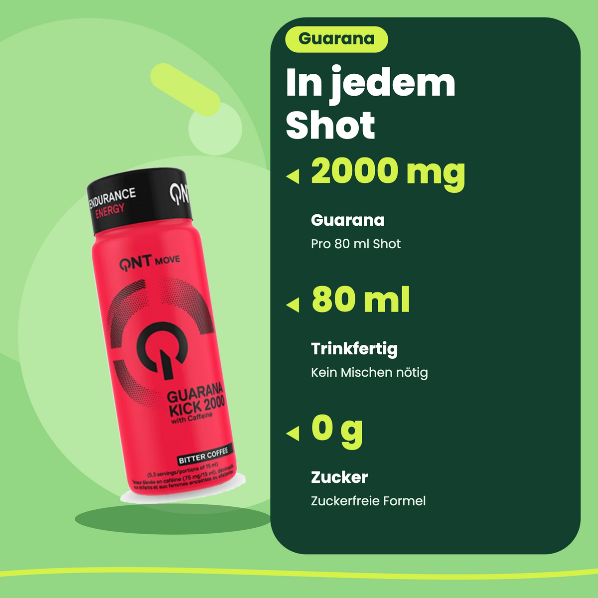 Guarana Kick 2000 Shot 12x80 ml (DE)