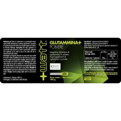 Glutammina 100g - +WATT