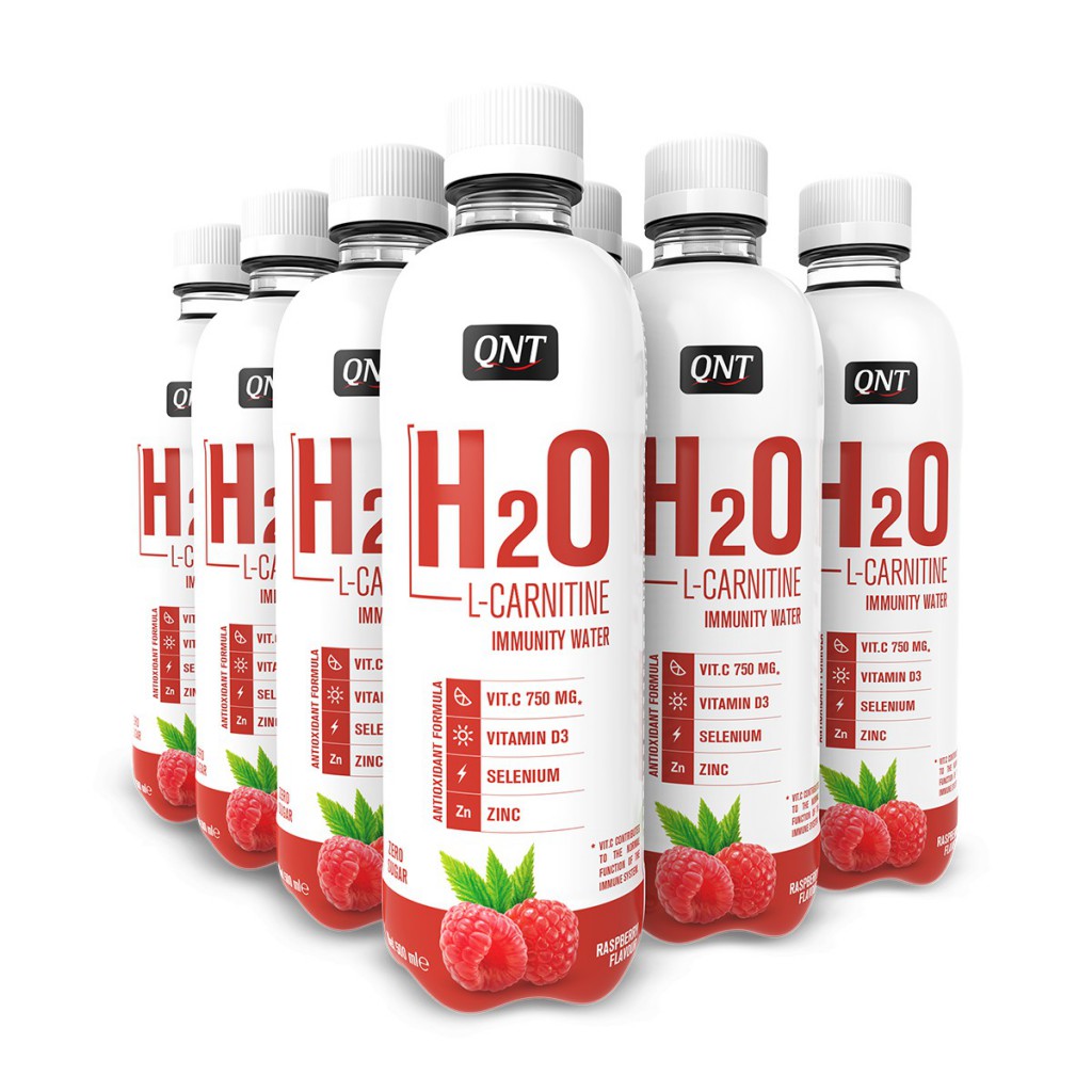 H2O L-CARNITINE IMMUNITY WATER - aminoacidi -box 12x500ml -QNT