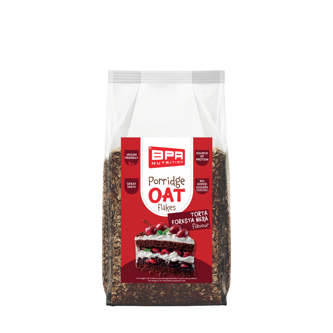 Porridge Oat Flakes Torta Foresta Nera BPR Nutrition (500 g)