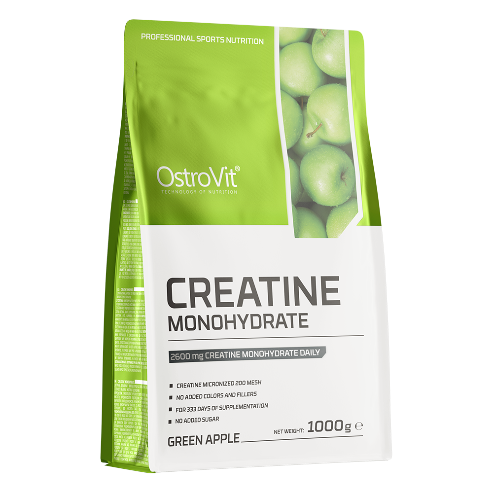 OstroVit Creatine Monohydrate 1000g – Green Apple