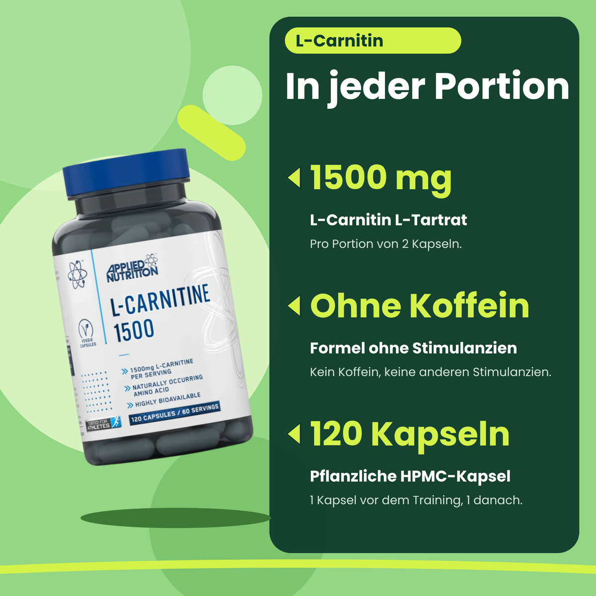 L-Carnitine 1500 Applied Nutrition (DE)