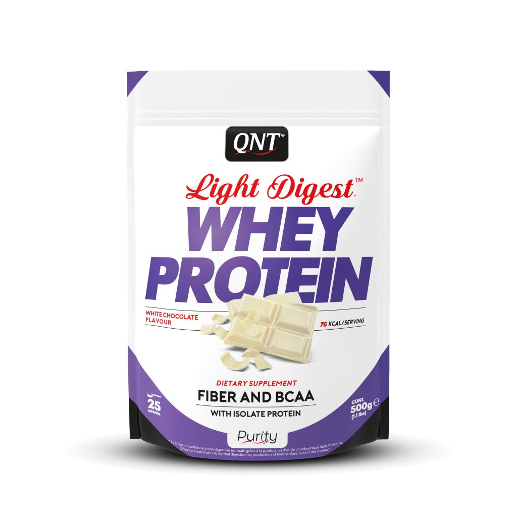 Light Digest - whey protein - White Chocolate - 500g - QNT Sport Nutrition