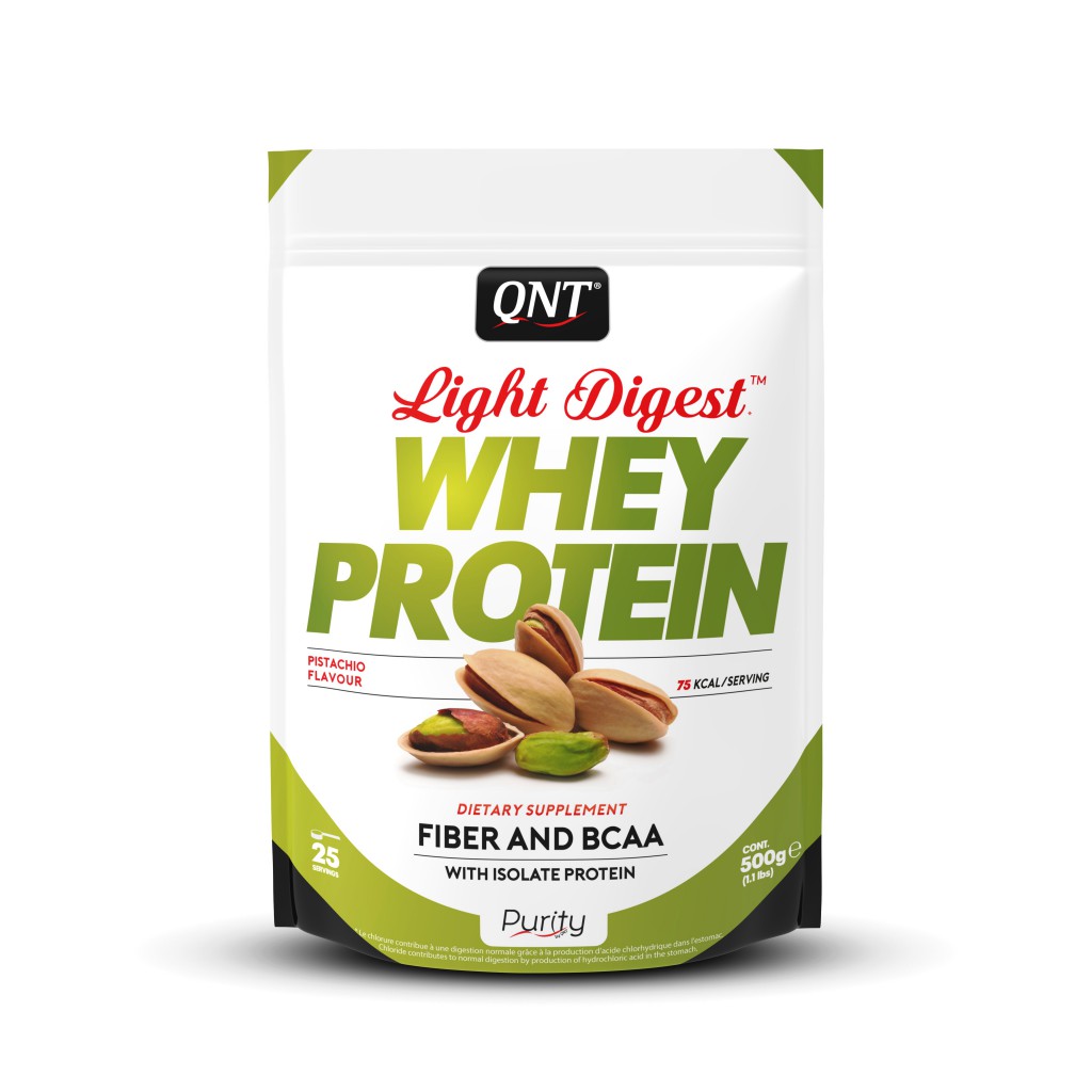 Light Digest - whey protein - Pistachio - 500g - QNT Sport Nutrition