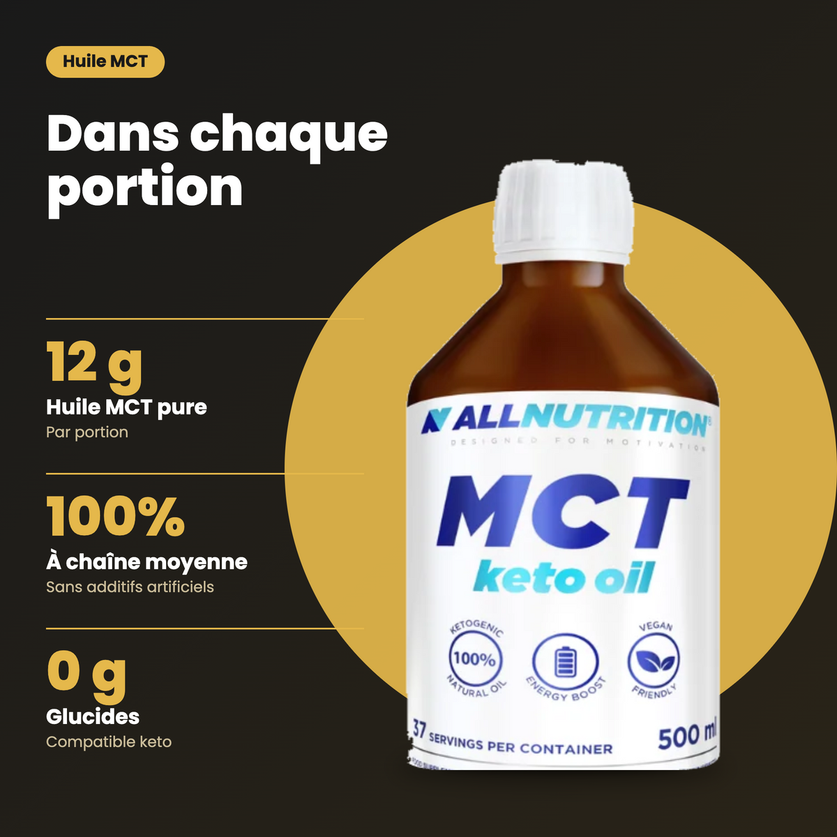 MCT Keto Oil AllNutrition (FR)