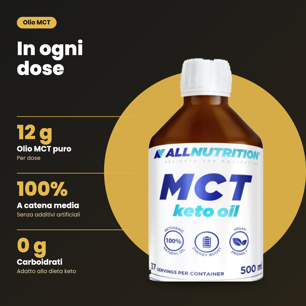 MCT Keto Oil AllNutrition (IT)