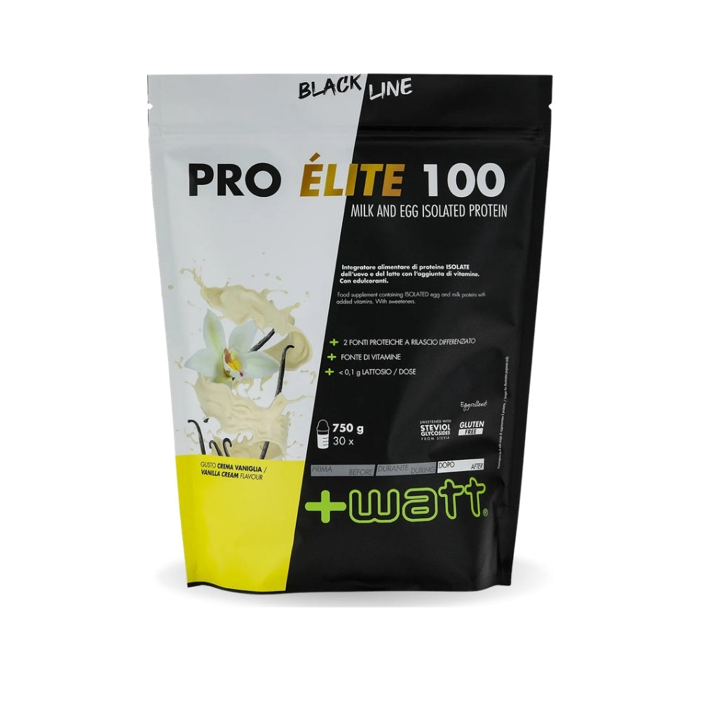 Pro Elite 100 +Watt (750 g – 30 serv.) Crema Vaniglia