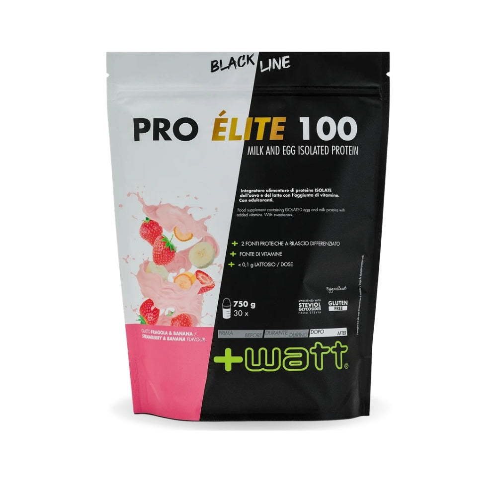 Pro Elite 100 +Watt (750 g – 30 serv.) Fragola Banana