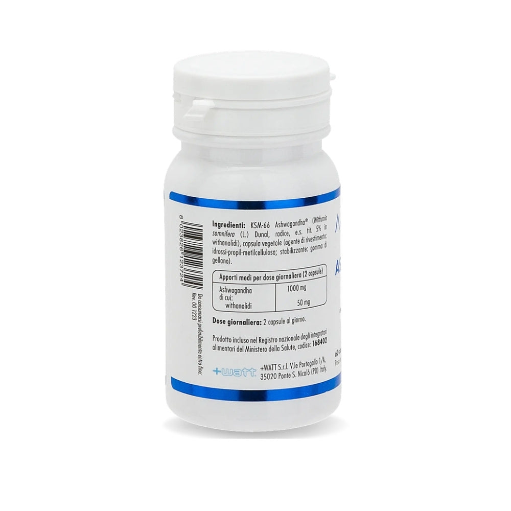 Pure Ashwagandha KSM-66 +Watt (60 tabs. – 30 serv.)