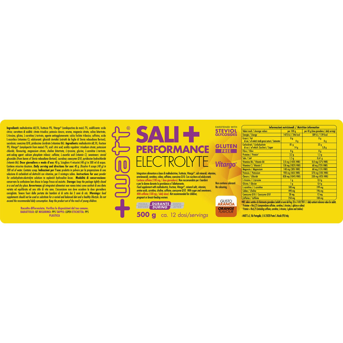 Salze + Elektrolyt - Hydrosalines - +WATT