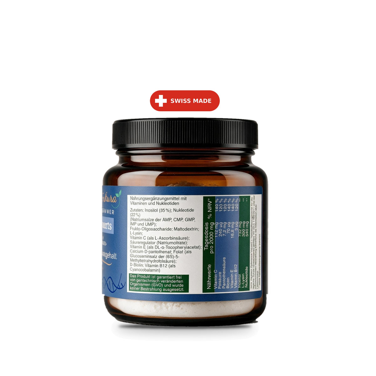 Nukleo Sport Pro Vegana Natura 60 g, back